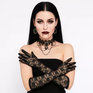 Set Accesorios Góticos (5 PCZ) - Novia, Vampiro, Enmascarada