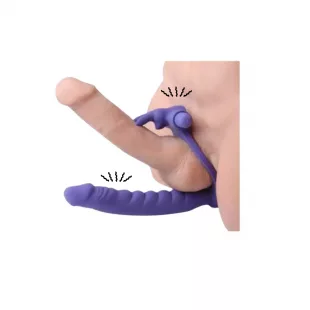 Anillo 3 en 1 - Vibrador Anal y Estimulador de Clitoris