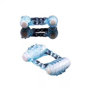 Anillo Vibrador Retardante Doble Motor