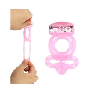 Anillo Vibrador Retardante Doble