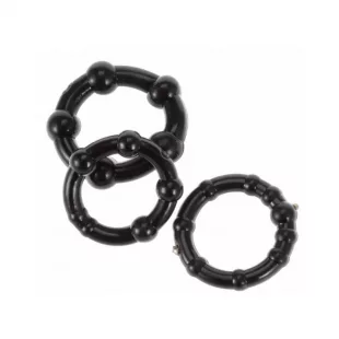 Set Anillos Retardantes Con Textura 3PCZ