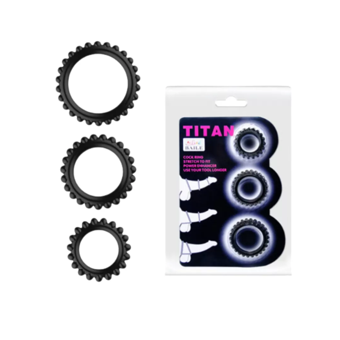 Set Anillos Retardantes Con Textura 3PCZ