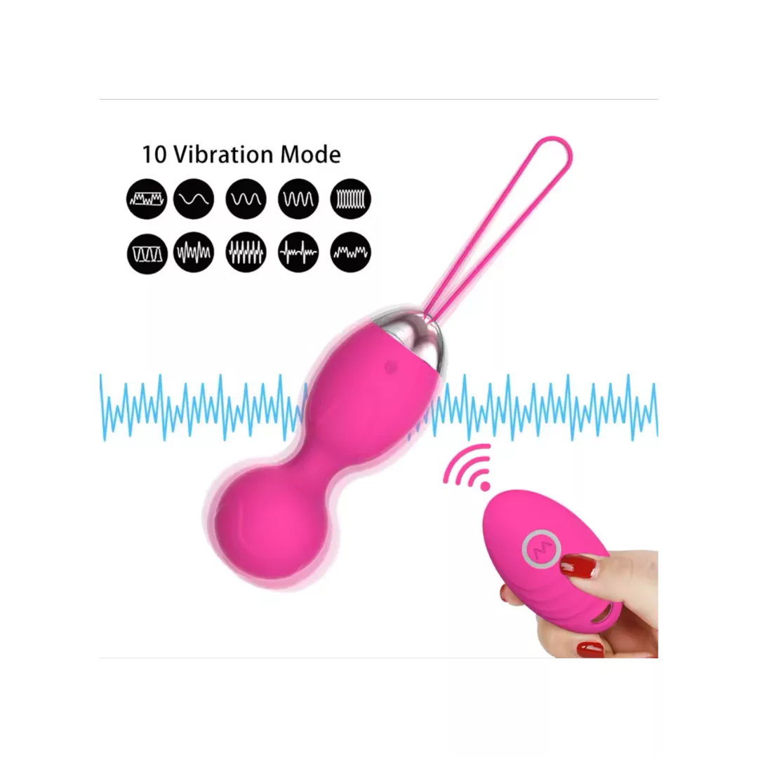 Set 4 Bolas Chinas Kegel con Vibración y Control - Image 2