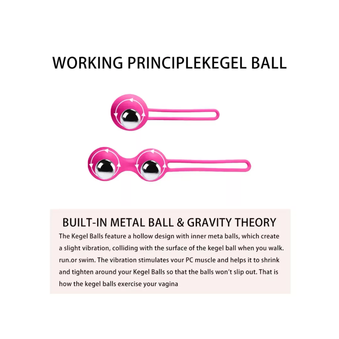 Set 4 Bolas Chinas Kegel con Vibración y Control - Image 3