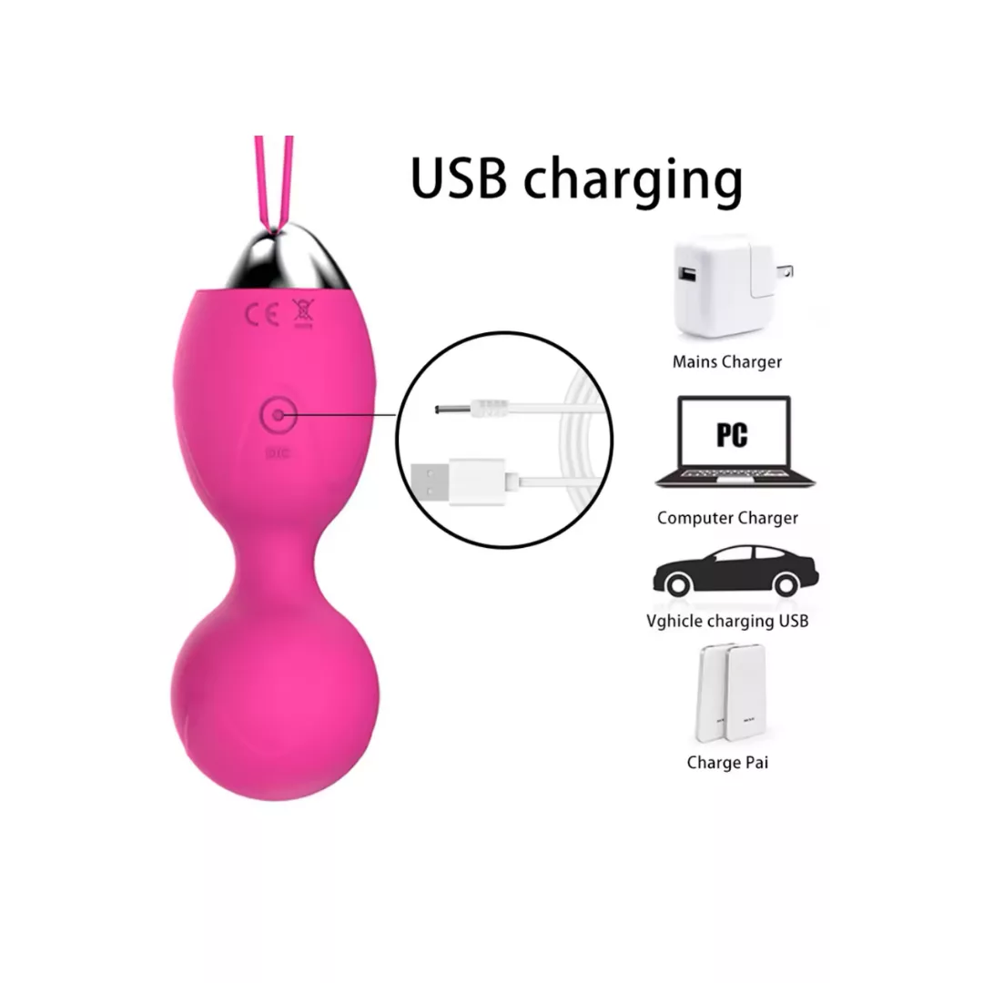 Set 4 Bolas Chinas Kegel con Vibración y Control - Image 6