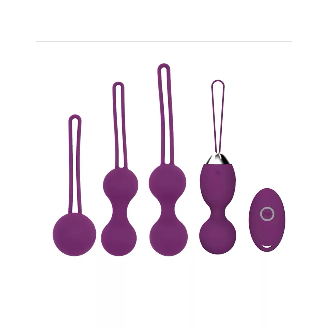 Set 4 Bolas Chinas Kegel con Vibración y Control - Image 7