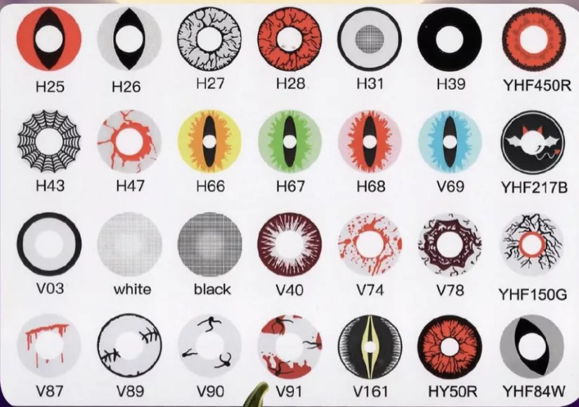 Lentes de Contacto (29 estilos)