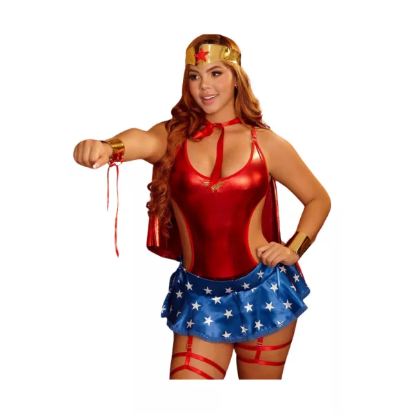Disfraz Mujer Maravilla Wonder Woman Sexy (Unitalla S/M)