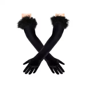 Guantes Largos Pluma