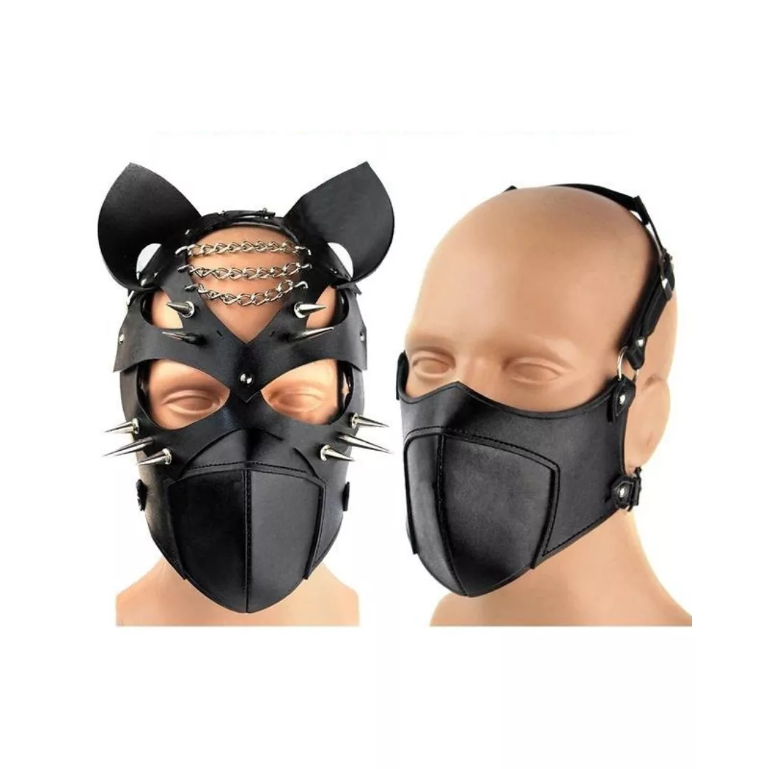 Máscara Puppy Cuero Sintético