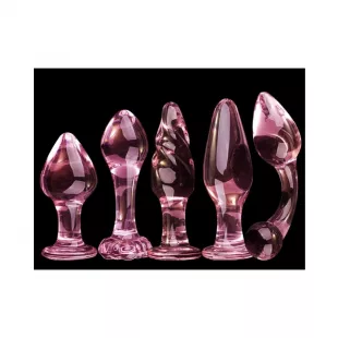 Set 5PCZ Plugs Anales Cristal