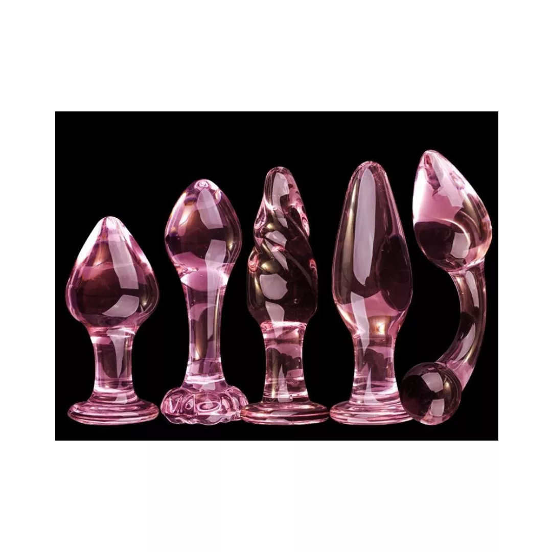 Set 5PCZ Plugs Anales Cristal