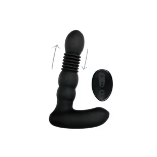Vibrador Anal Manuel con Movimiento Vertical y Control
