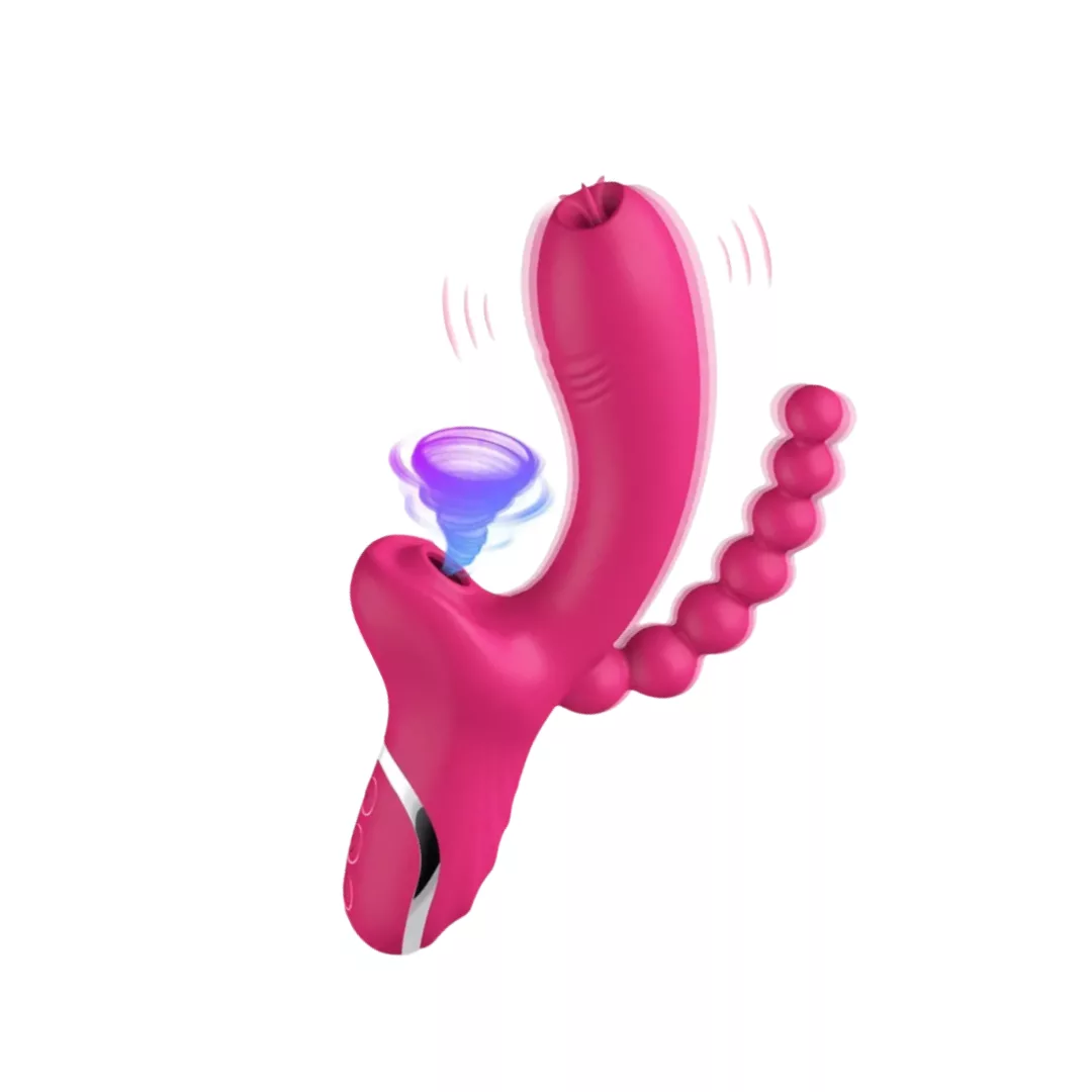 Vibrador (Anal y Vaginal) Succionador Lengua Ali