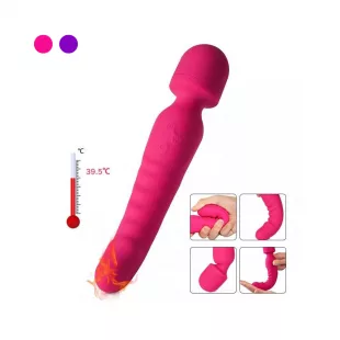 Vibrador Clitorial y Vaginal con Calefacción Hitachi