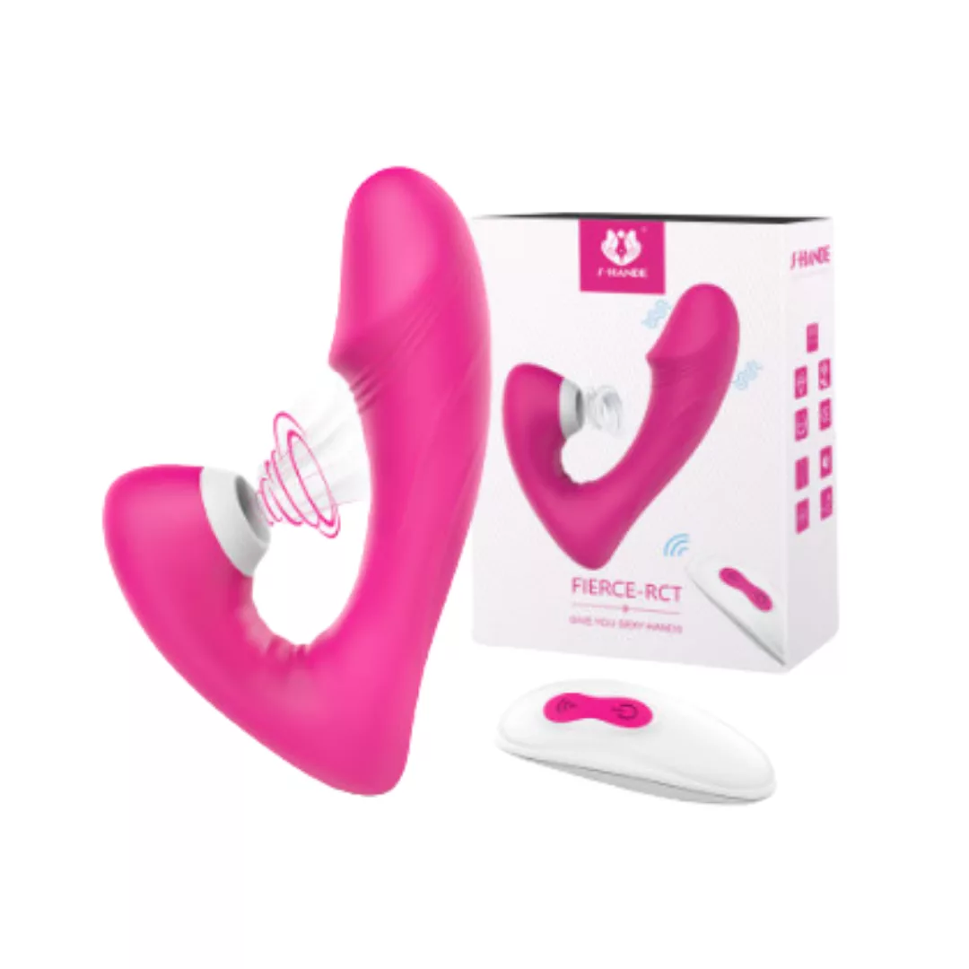 Vibrador Succionador BiPink con Control
