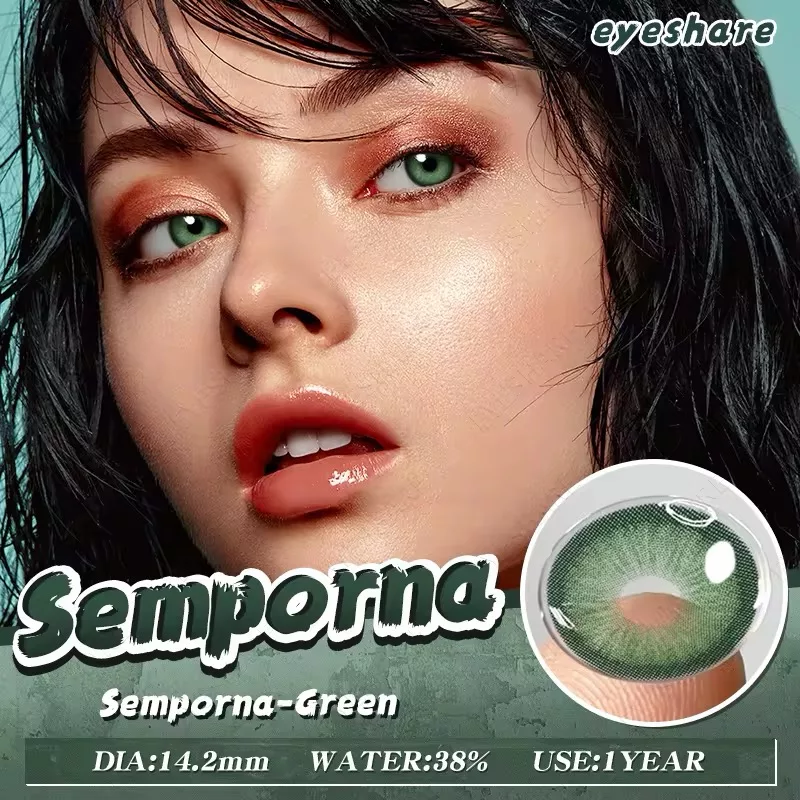 Lentes de Contacto con Agrandamiento de Ojo - Verde - Image 2