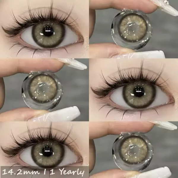 Lentes de Contacto con Agrandamiento de Ojo - Café