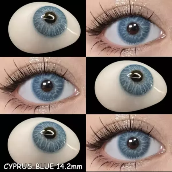 Lentes de Contacto con Agrandamiento de Ojo - Azul - Image 2