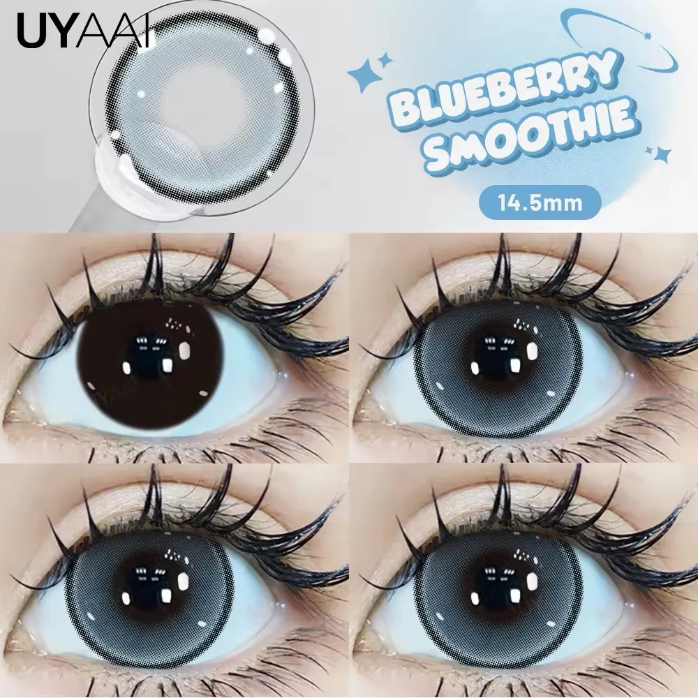 Lentes de Contacto con Agrandamiento de Ojo - Azul