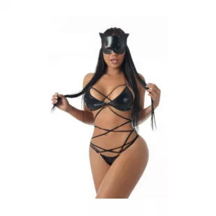 Disfraz Arnés Gata Sexy (S/M)