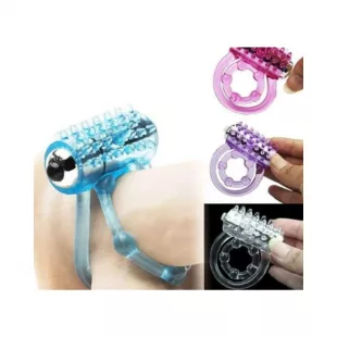 Anillo Vibrador Retardante Doble Banda