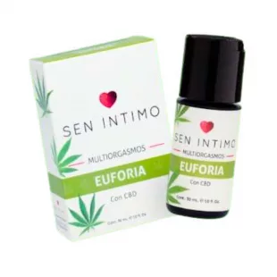 Lubricante Multiorgasmos Saborizado Extra Caliente Euforia con CBD (30ml)