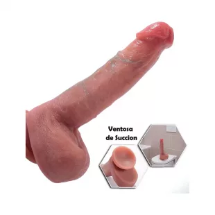 Dildo Pedro con Copa Succión (16cm)