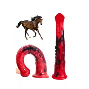 Dildo Pegaso con Copa Succión (27cm)