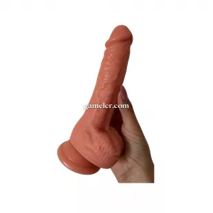 Dildo Johan con Copa Succión (13cm)