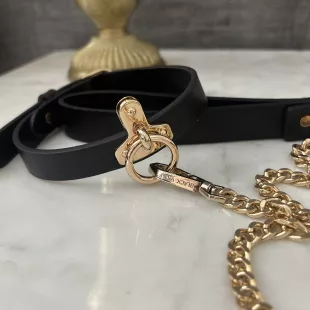 Collar con Correa BDSM Cuero Sintético (3 colores)