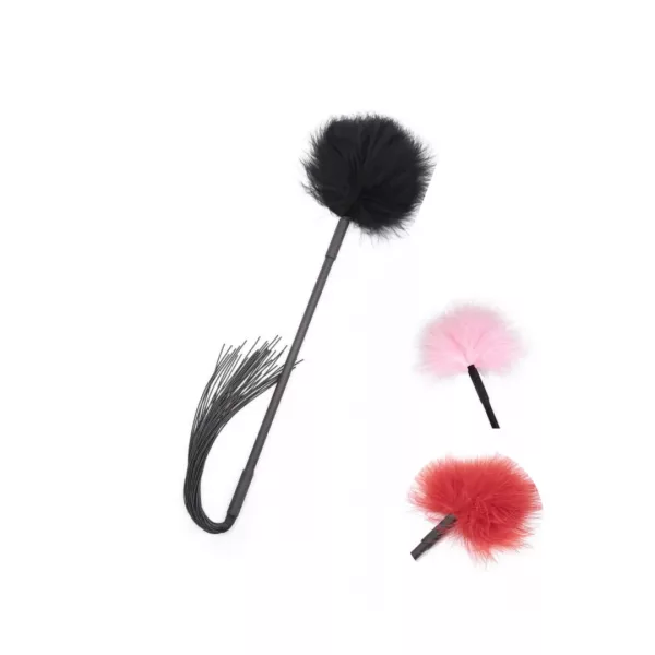 Látigo Mini con Pluma de Seducción