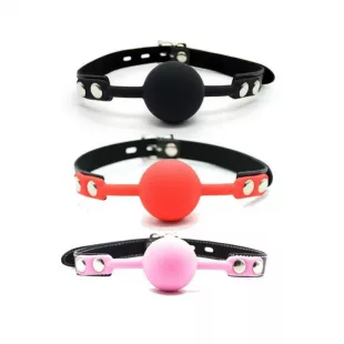 Mordaza Mini Gagball Silicona (3 colores)