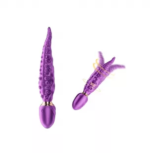 Vibrador Vaginal Pulpo con Rotación 360º y Plug Anal Vibrador - Octopus