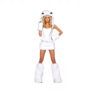 Disfraz Furry Oso Polar Sexy (Unitalla S/M)