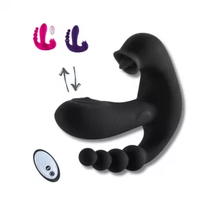 Vibrador Lengua Multifunción con Control - 10x