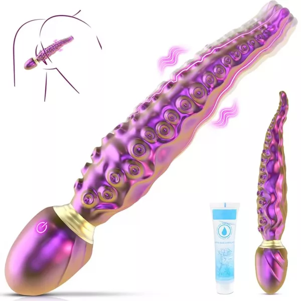 Vibrador Vaginal Pulpo con Rotación 360º y Plug Anal Vibrador - Octopus - Image 4