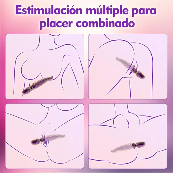 Vibrador Vaginal Pulpo con Rotación 360º y Plug Anal Vibrador - Octopus - Image 2