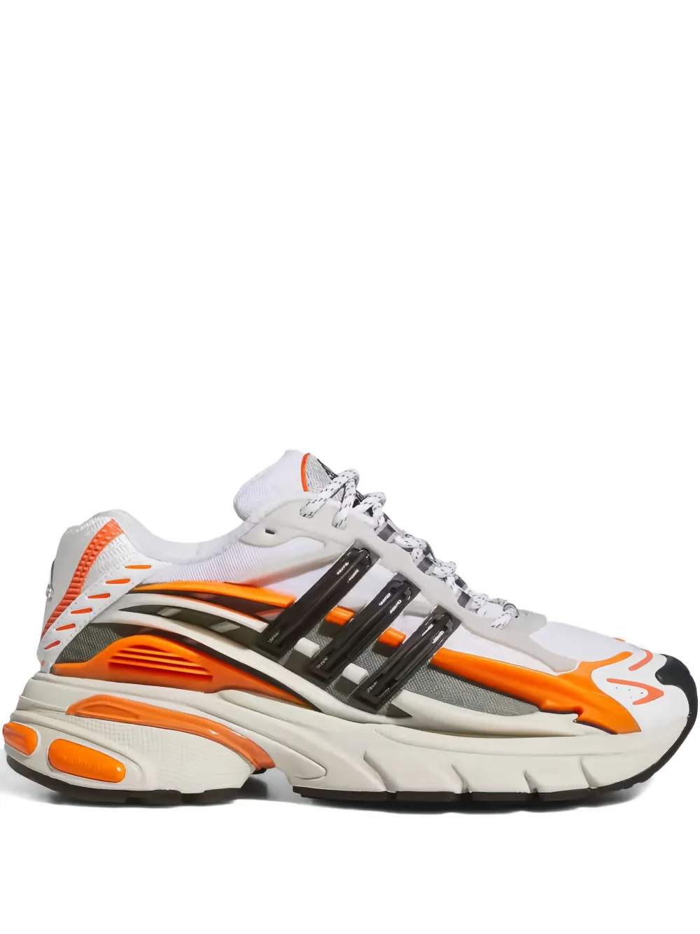 Tenis Adidas Adistar Jellyfish x Pharrell Williams - Focus Olive/Orange ✦ Bajo pedido