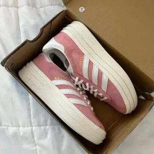 Tenis Gazelle Bold - Super Pop/Cloud White ✦ Bajo pedido