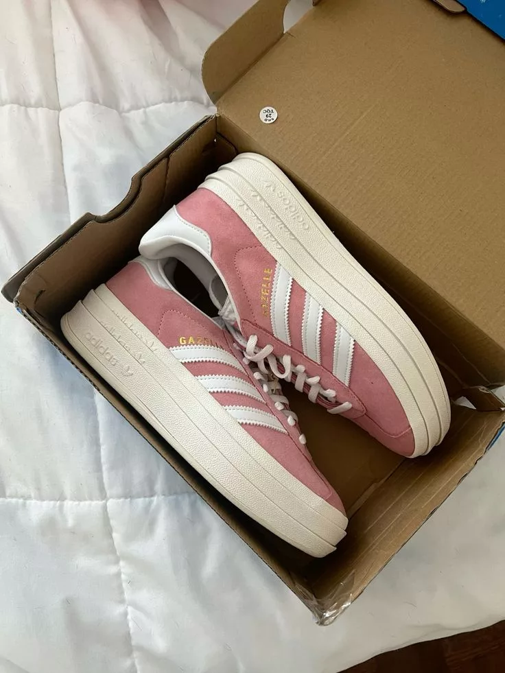 Tenis Gazelle Bold - Super Pop/Cloud White ✦ Bajo pedido