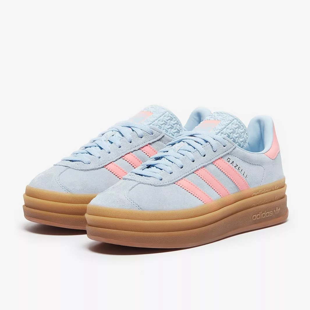 Tenis Gazelle Bold - Baby Blue / Pink ✦ Bajo pedido
