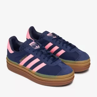 Tenis Gazelle Bold - Dark Blue/Pink Spark ✦ Bajo pedido