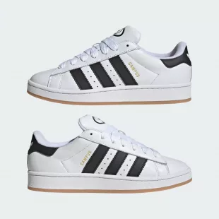 Tenis Adidas Campus 00s Blanco/Negro ✦ Bajo pedido