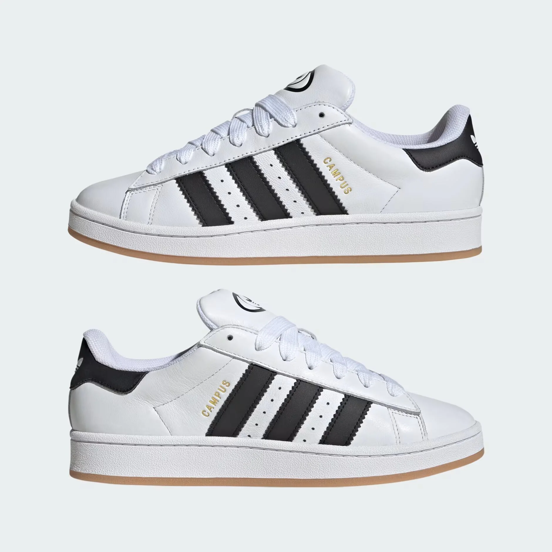 Tenis Adidas Campus 00s Blanco/Negro ✦ Bajo pedido