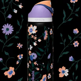 Botella Tipo Owala - UO Midnight Garden (24oz, 32oz) ✦ Bajo pedido