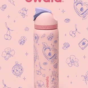 Botella Tipo Owala - Ángel, Shot to the Heart (32oz) ✦ Bajo pedido