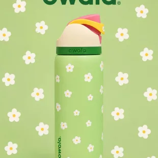 Botella Tipo Owala - Verde Margarita, Darling Daisy Urban Outfitters (24oz, 32oz) ✦ Bajo pedido