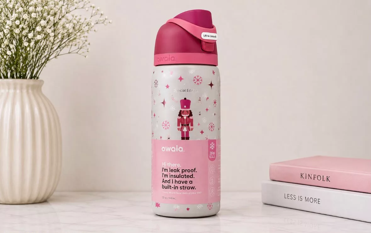 Botella Tipo Owala Cascanueces (24oz, 32oz) ✦ Bajo pedido - Imagen 2