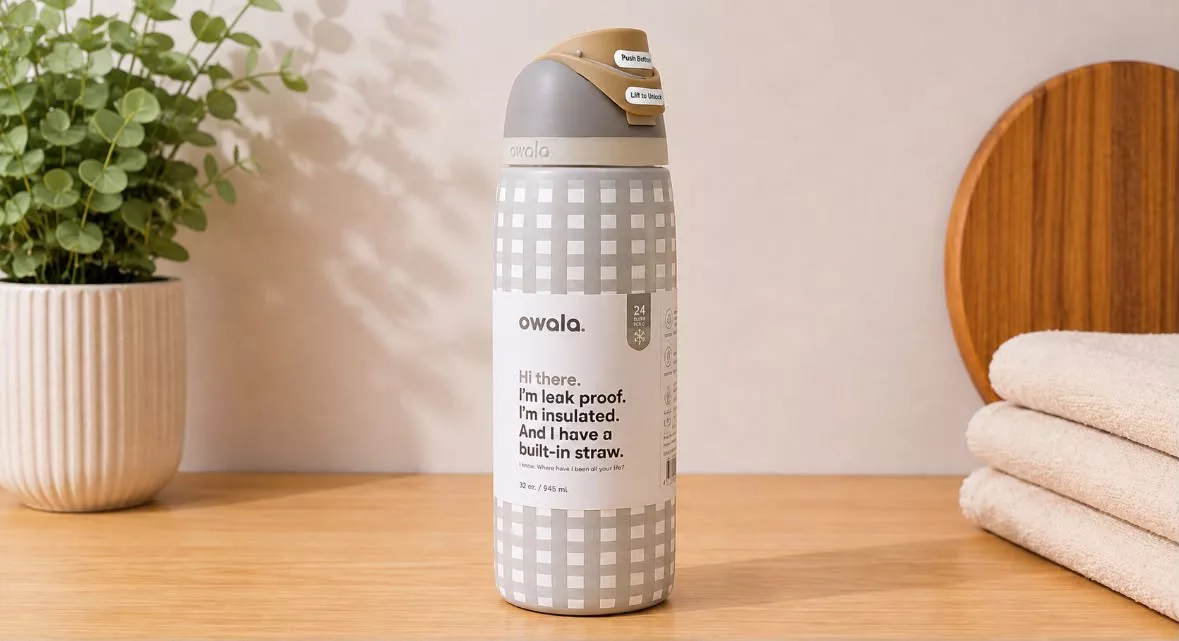 Botella Tipo Owala - Hearth & Hand with Magnolia, Picnic Perfection (24oz, 32oz) ✦ Bajo pedido - Imagen 2